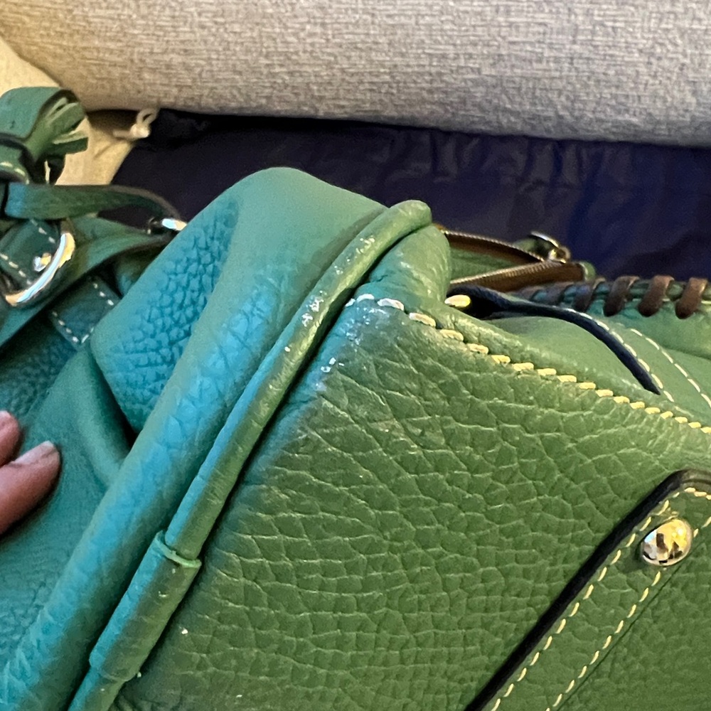 Dooney & Bourke Emerald Green Satchel - Picture 13 of 16
